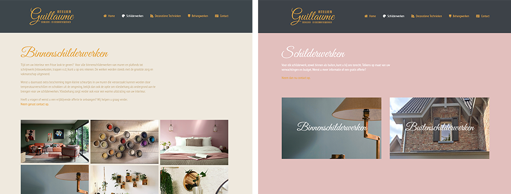 Portfolio Bliss, Atelier Guillaume