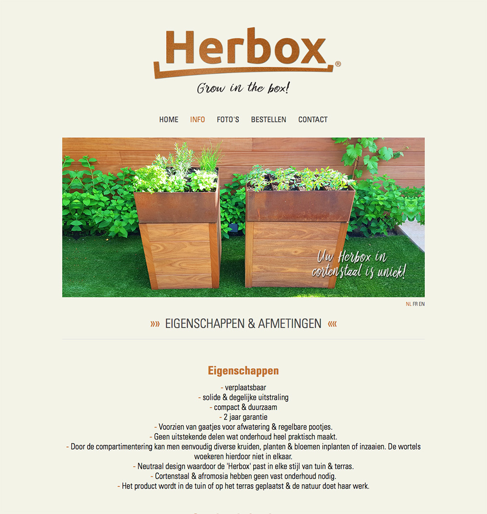 Portfolio Bliss, Herbox